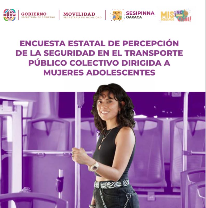 FOTO Oaxaca prioriza la perspectiva adolescente en su política de transporte público seguro  