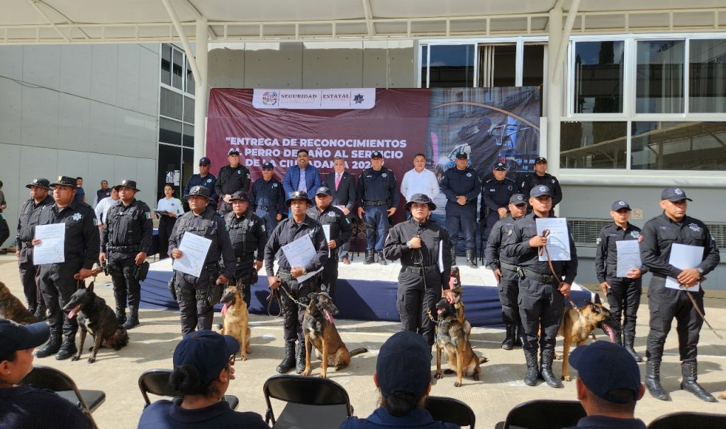 Reconoce SSPC labor de binomios caninos de corporaciones policiacas (1)