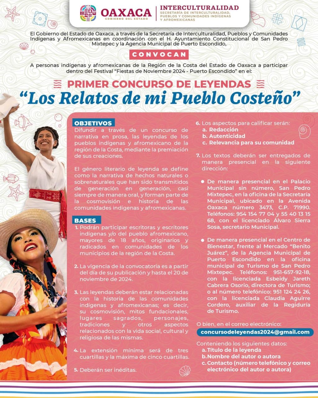 Gobierno Estatal lanza tres concursos artísticos para personas creadoras indígenas y afromexicanas de la Costa-5