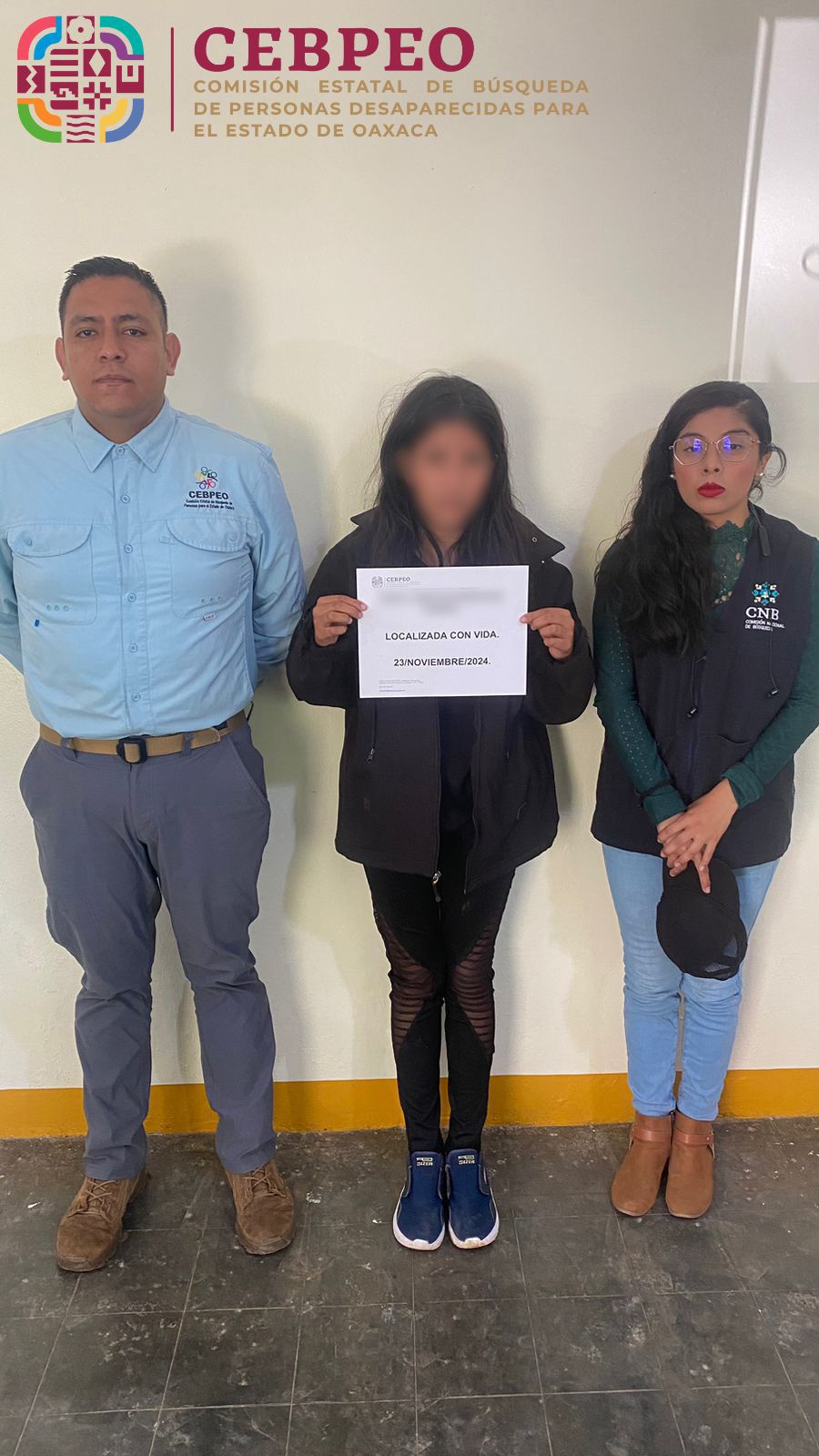 Localizan a menor desaparecida en Ejutla de Crespo