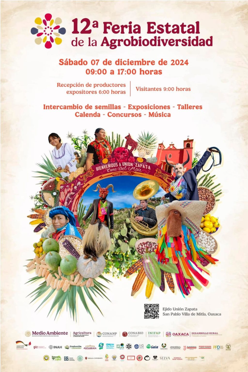 Todo listo para la edición 12 de la Feria Estatal de la Agrobiodiversidad 2024 (1)