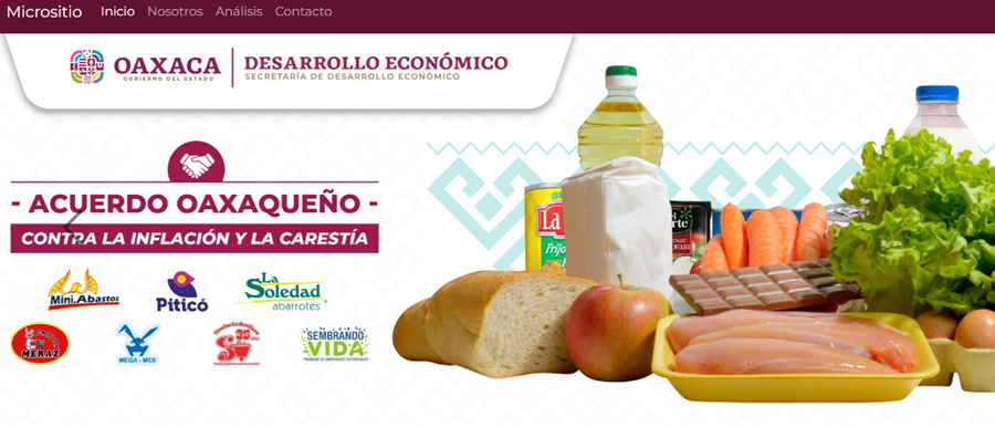 2.-Habilita Sedeco página para consultar precios y tendecias de la canasta básica