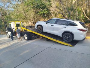 2.Recupera Policía Turística camioneta reportada como robada en el Istmo