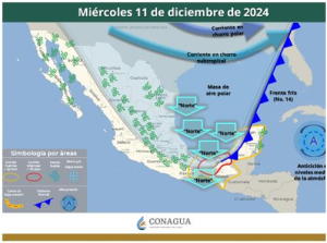 Prevén la llegada del Frente frío 14 a Oaxaca durante miércoles y jueves