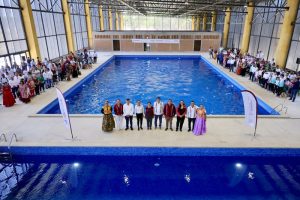 7 Inaugura Gobernador Salomón Jara Unidad Deportiva Cheguigo en Asunción Ixtaltepec
