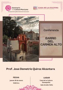 Historia y arte, actividades imperdibles en la Casa de la Cultura Oaxaqueña 1