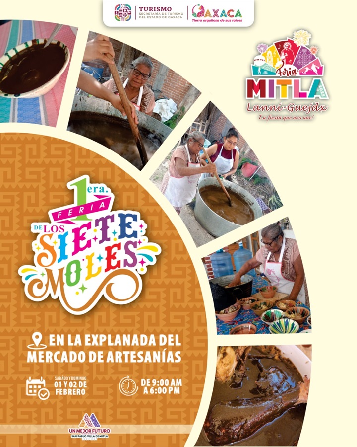 Celebrará San Pablo Villa de Mitla por primera vez la Feria de los Siete Moles-1