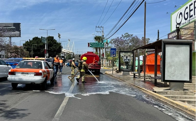1.Atiende CEPCyGR reporte por posible material químico en la vía pública