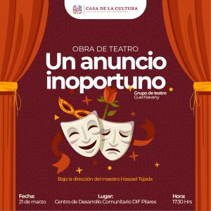 Invita CCO a actividades culturales del 19 al 21 de marzo (2)