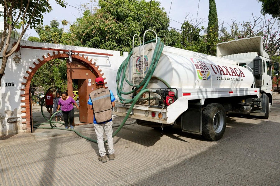 Trabaja Soapa para normalizar servicio de agua en el norte y oriente de la Zona Metropolitana de Oaxaca (2)