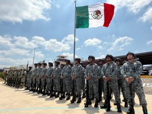 3. Inaugura Salomón Jara 153a Compañía de la Guardia Nacional