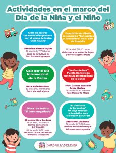 Celebrará CCO Día de la Niña y el Niño con diversas actividades artísticas y culturales 1