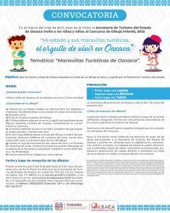Convoca Sectur a niñas y niños a dibujar las Maravillas Turísticas de Oaxaca (1)