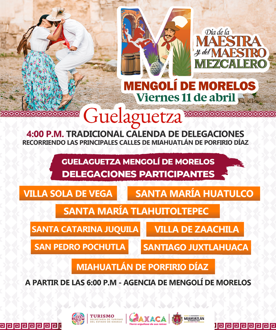 Invita Miahuatlán de Porfirio Díaz a la celebración del Día de la Maestra y el Maestro Mezcalero 1