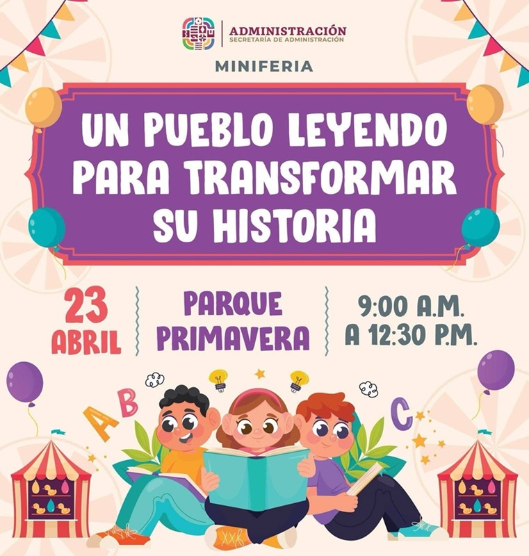 Invitan a celebrar el Día Internacional del Libro en el Parque Primavera  (2) (1)