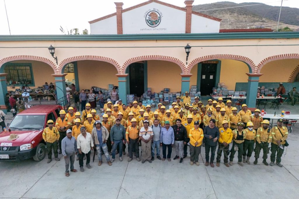 Liquidado incendio forestal de Santiago Ixtaltepec Coesfo