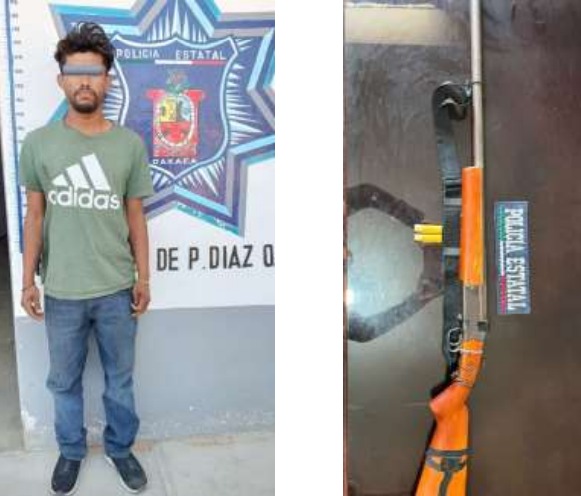 Pone Policía Estatal a disposición de la FGR a detenido en El Tepehuaje, Miahuatlán