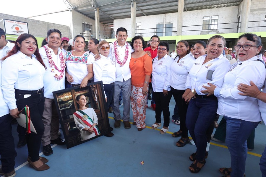 Salomón Jara saca del abandono a Magdalena Tequisistlán con inversiones por 40 mdp 4