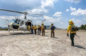 1.Atiende Coesfo incendio forestal activo en Tepelmeme Villa de Morelos