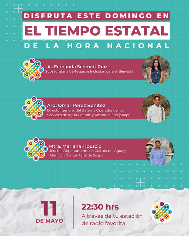 EL TIEMPO ESTATAL DE LA HORA NACIONAL