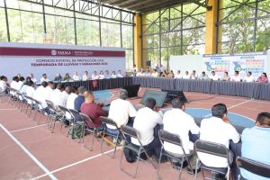 En el Istmo de Tehuantepec, Gobernador de Oaxaca instala Consejo Regional de Protección Civil 3