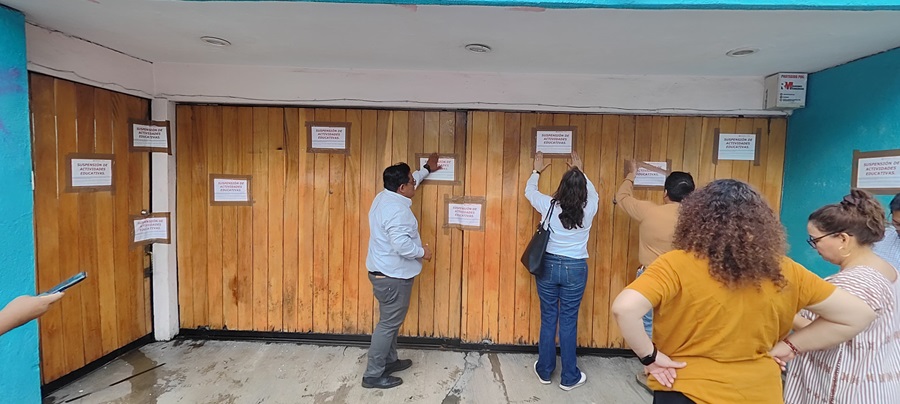 Realiza IEEPO suspensión del Colegio Francoise Dolto; brinda apoyo a madres y padres de familia (2)