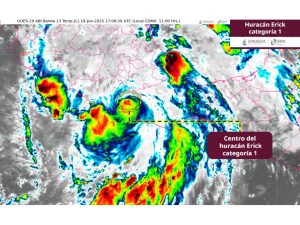 Continúan los efectos del Huracán Erick sobre Oaxaca