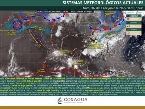 Continuará presencia de nubosidad en gran parte del estado, con presencia de lluvias en sierras