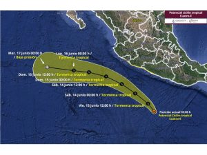 Emite Protección Civil recomendaciones por potencial ciclón tropical Cuatro - E