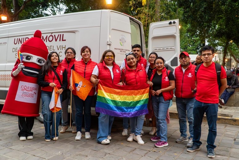 Fortalece Coesida acciones de prevención durante la marcha del Orgullo LGBTTTIQ 1