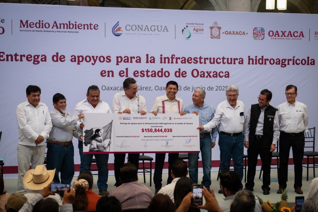 Modernizarán sociedad, gobiernos de Oaxaca y México infraestructura hidroagrícola con más de 150 mdp (1)