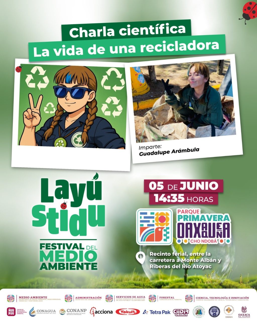Presentarán conferencia “La vida de una recicladora” en el Festival del Medio Ambiente “Layú Stidu” (1)