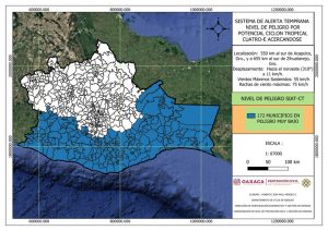 Prevén lluvias moderadas a intensas por depresión tropical Cuatro-E (1)