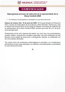 Reprograman proceso de selección de la representante de la Diosa Centéotl 2025_page-0001