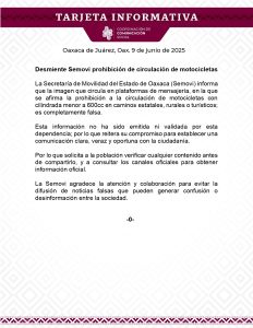 TI- 9 JUN - Desmiente Semovi prohibición de circulación de motocicletas_page-0001