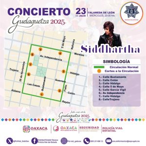 Implementará Policía Vial Estatal dispositivo por concierto de Siddhartha en la Alameda de León