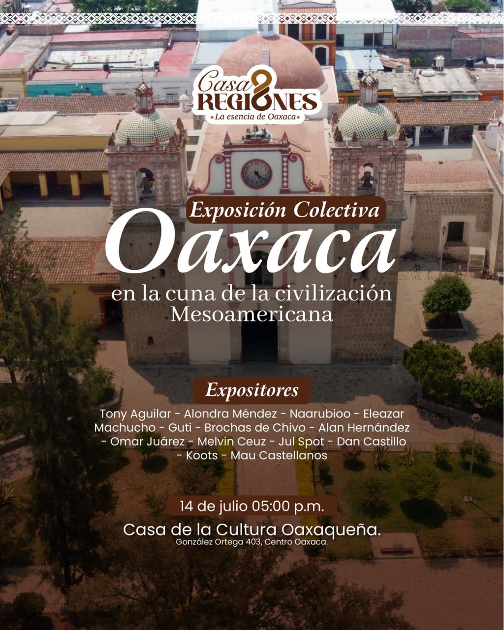 Invita CCO a exposición colectiva “Oaxaca en la cuna de la civilización Mesoamericana”