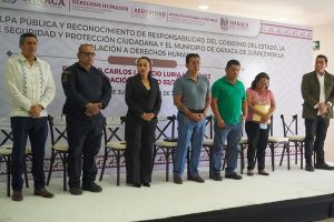 Ofrece Gobierno de Oaxaca disculpa pública a docente por violación a los derechos humanos (1)
