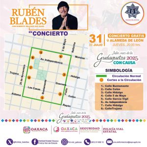 Refuerza Policía Vial Estatal seguridad vial por concierto de Rubén Blades en la Alameda de León