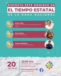 TIEMPO ESTATAL DE LA HORA NACIONAL