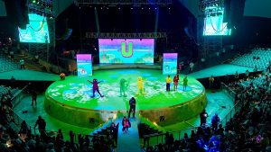 Un éxito, el show musical de la “Gallina Pintadita” en el Auditorio Guelaguetza 2