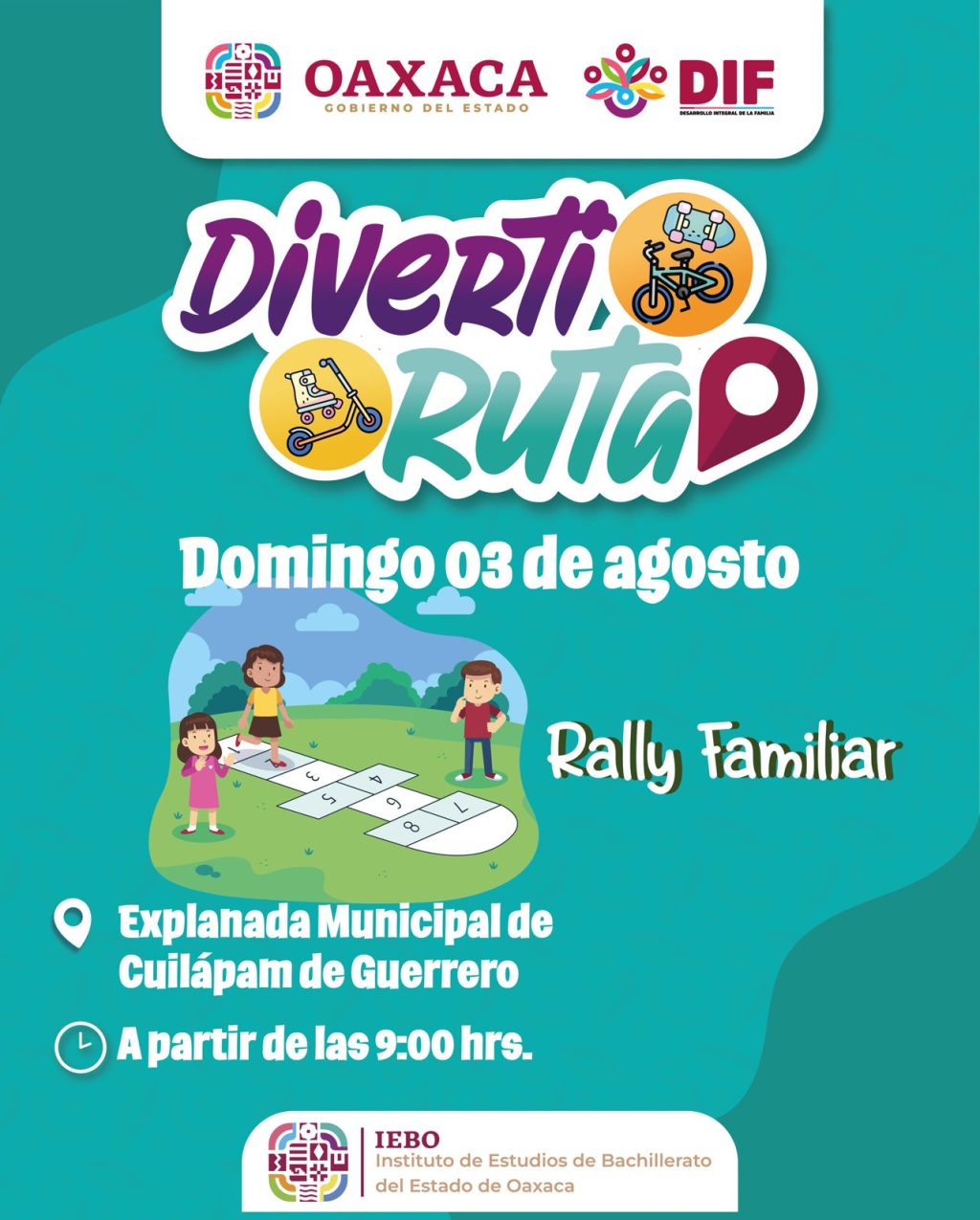 Invita Sistema DIF Oaxaca a la edición 40 de la Diverti Ruta en Cuilápam de Guerrero (3)