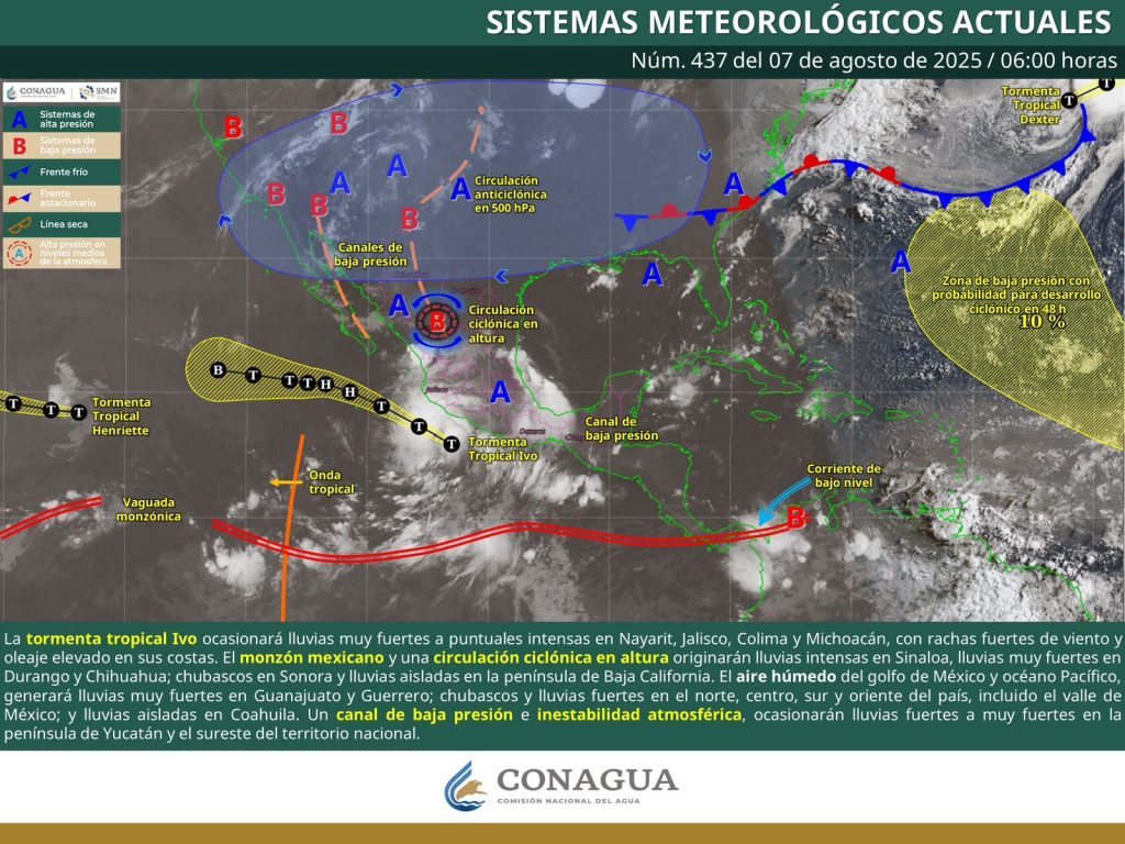 Tormenta tropical “Ivo” se aleja del territorio oaxaqueño Protección Civil