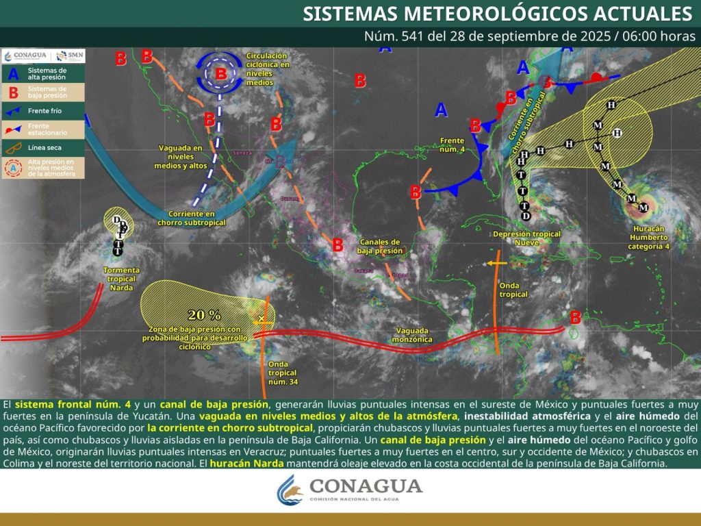 Este domingo continuarán las precipitaciones en Oaxaca Protección Civil