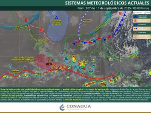 Este jueves se esperan lluvias fuertes en el territorio oaxaqueño.jfif