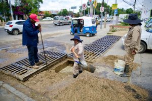 Atiende Soapa fuga de agua en la agencia Santa Rosa Panzacola (1)