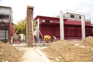 Construye Primavera Oaxaqueña techado de la cancha de la agencia Donají (1)