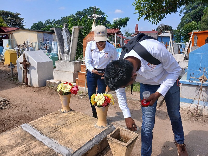 Realiza SSO operativo en panteones de Jurisdicción Sanitaria Tuxtepec para prevenir enfermedades transmitidas por vector (1)