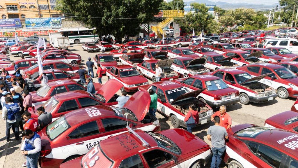 Supervisa Semovi 200 unidades de taxi a través del programa Transporte Seguro en Oaxaca (3)