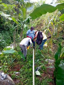 Avanza Ceabien en la construcción del sistema de agua potable de San Pedro la Alianza, Tlacoatzintepec 1